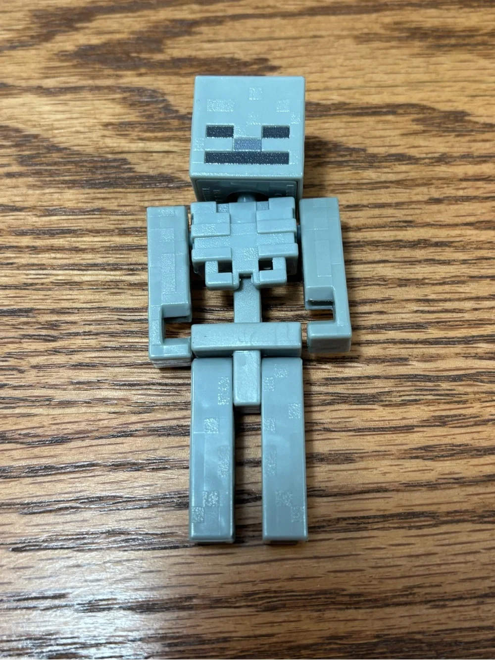 Minecraft Gray Skeleton Action Figure Toy 3.5 Inch